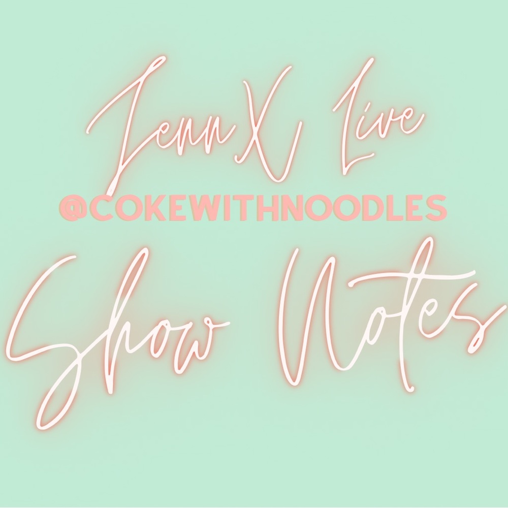 🍜 SHOWNOTES JennX Live README